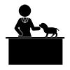 Animal Nursing ｜ Dog ｜ Treatment ｜ Illness-Pictogram ｜ Free Illustration Material