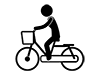 お手軽運動 | 自転車 | 健康 - ピクトグラム｜フリーイラスト素材
