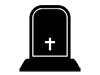 Grave | Visiting the Grave-Pictogram | Free Illustration Material