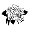 Rose ｜ Bouquet ｜ Anniversary ｜ Present --Pictogram ｜ Free illustration material