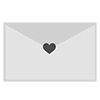 Love Letter ｜ Letter ｜ Love Letter ｜ Heart-Pictogram ｜ Free Illustration Material