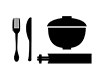Food | Japanese | Western | Tableware | Hobbies / Interests --Pictogram | Free Illustration Material