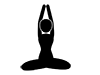 Yoga | Health | Beauty | Hobbies / Interests-Pictograms | Free Illustrations