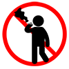 Let's stop walking cigarettes --Pictogram ｜ Free illustration material