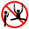 Let's stop harassing --Pictogram ｜ Free illustration material