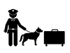 Drug Detection Dog | Police Dog-Pictogram | Free Illustrations