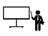Lecture | Class | Teacher-Pictogram | Free Illustration Material