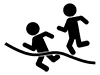 Athletic meet | Foot race | Ichiban --Pictogram | Free illustration material