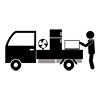 Don't take oversized garbage without permission --Pictogram ｜ Free illustration material