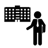 Condominium manager / manager ｜ Housing ｜ Manager ｜ Real estate --Pictogram ｜ Free illustration material