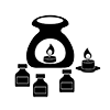 Aroma ｜ Relax ｜ Smell ｜ Atmosphere ―― Pictogram ｜ Free Illustration Material