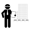 Building management engineer-pictogram | Free illustration material