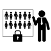 Personal Information Guardian-Pictogram ｜ Free Illustration Material