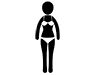 Female Style | Silhouette | Beauty-Pictogram | Free Illustration Material