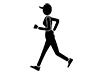 Walking | Running | Health-Pictograms | Free Illustrations