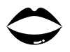 Beautiful mouth | Lips | Beauty-Pictogram | Free illustration material