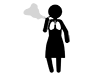 Smoking cigarettes | Lungs | Body-Pictograms | Free illustrations