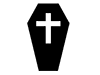 Coffin | Funeral-Pictogram | Free Illustration Material