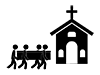 Church | Funeral | Ceremony-Pictogram | Free Illustration Material