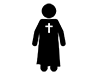 Pastor | Father-Pictogram | Free Illustration Material