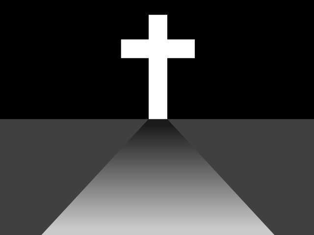 十字架 | 神様 - シンプル / クリップアート / アイコン / イラスト / 無料 / 白黒 / 二色 / PNG形式：背景透明