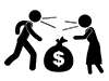 Heritage Conflict | Competing for Money | Brothers-Pictograms | Free Illustrations