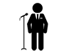 Speech | Funeral | Funeral-Pictogram | Free Illustration Material