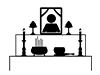 Altar | Remains | Funeral Ceremony-Pictogram | Free Illustration Material