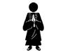 Abbot | Monk-Pictogram | Free Illustration Material
