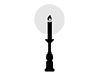 Candle Stand | Buddhist Altar-Pictogram | Free Illustration Material