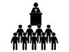 Pastor | Attendance | Funeral | Ceremony --Pictogram | Free Illustration Material