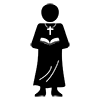 Priest | Pastor | Church | Christianity-Pictograms | Free Illustrations