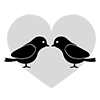 Birds | Love | Love-Pictograms | Free Illustrations