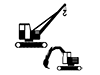 Heavy Equipment | Construction Sites | Architecture | Hobbies / Interests --Pictograms | Free Illustration Materials