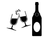 Wine | Liquor | Alcohol | Hobbies / Interests-Pictograms | Free Illustrations