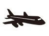 飛行機 | 乗り物 | ジェット機 | 趣味・興味 - ピクトグラム｜フリーイラスト素材