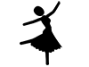 バレエ | 踊り | ダンサー | 趣味・興味 - ピクトグラム｜フリーイラスト素材