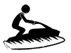 Jet Ski | Personal Watercraft | Marine Jet | Hobbies / Interests --Pictogram | Free Illustration Material