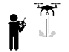 Drone | Aerial photography | Radio control | Hobbies / interests --Pictogram | Free illustration material