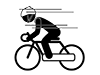 ロードバイク | 自転車 | 疾走 | 趣味・興味 - ピクトグラム｜フリーイラスト素材