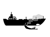 Collision Ship | Sinking | Accident-Pictogram | Free Illustration Material