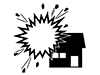 House Damage | Fall | Disaster-Pictogram | Free Illustration Material