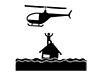 Rescue | Flood | Helicopter | Flood-Pictogram | Free Illustrations
