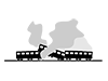 Train Accident | Fire | Smoke-Pictogram | Free Illustration Material