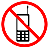 Please refrain from using mobile phones --Pictogram ｜ Free illustration material