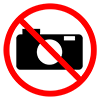 Do not shoot with camera / mobile phone --Pictogram ｜ Free illustration material