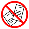 Please do not put advertisements and leaflets in the mailbox --Pictogram ｜ Free illustration material