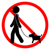 Please refrain from pets in the store --Pictogram ｜ Free illustration material