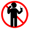 Please refrain from eating and drinking --Pictogram ｜ Free illustration material