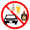 Drunk driving prohibited-pictogram | Free illustration material